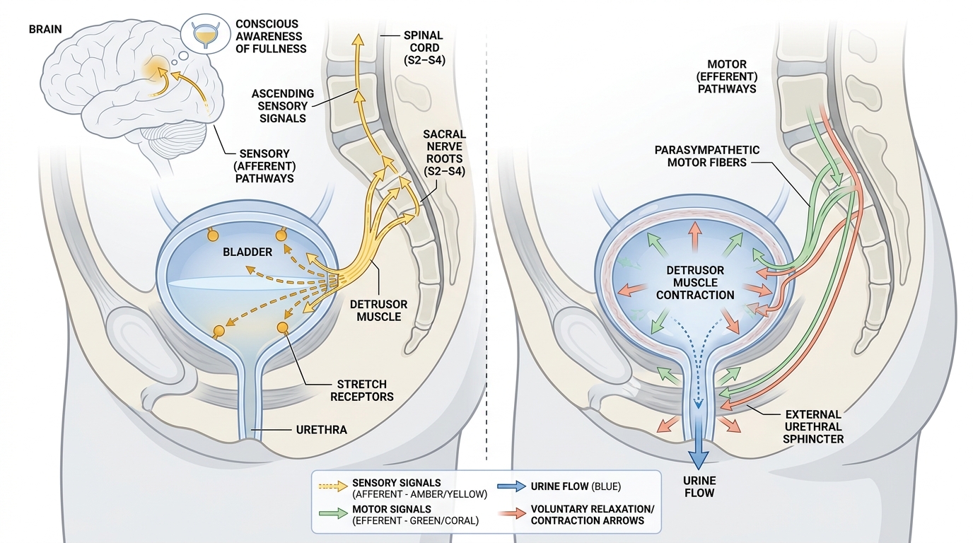 Bladder innervation